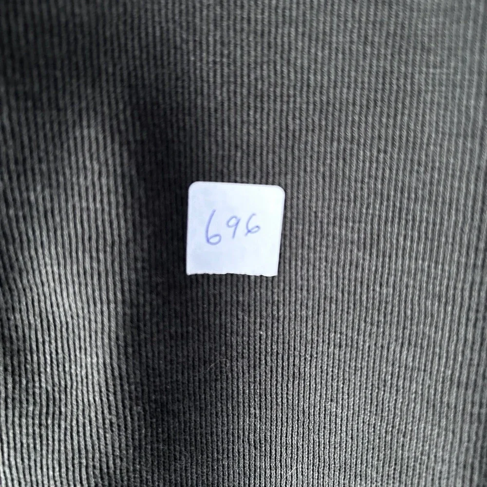 Duluth Trading‎ Co Mens Ribbed Cotton Henley Mock Neck Pullover Olive Green Sz M